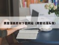 张家口黑客漫画素材下载网站（黑客动漫头像）